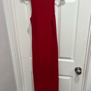 Topshop Vibrant Red Maxi Dress